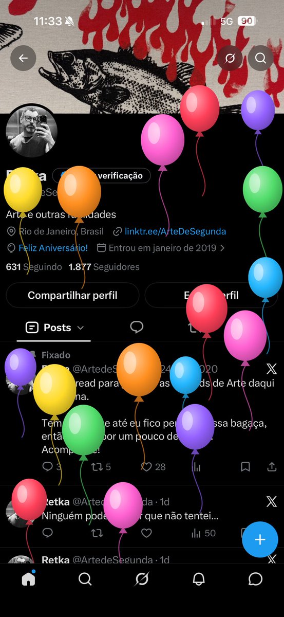 ArtedeSegunda's tweet photo. Tanto tempo longe daqui, nem imaginava que ainda tinham os balões 🎈 https://t.co/qLMYFl58oV