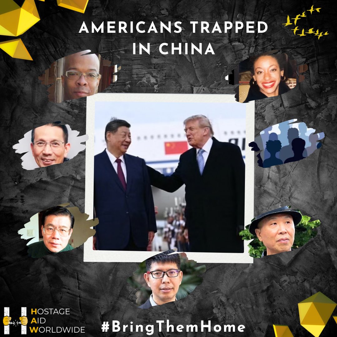 HostageAid's tweet photo. Xi Jinping is in Washington: A state visit. A meeting between 2 presidents.
For American families waiting for a loved one to come home from detention in China, it is about whether their voices will finally be heard in the room where decisions are made.

These Americans cannot be forgotten: Wang Bingzhang, Gao Zhen & his family, U Min Zin, Pastor John Cao, Nelson Wells Jr. & Dawn Michelle Hunt, & others.
Behind every name is a person unjustly detained and a family waiting for a phone call, a reunion, a loved one walking through the door again.

@POTUS, please carry their names into that meeting. Everyone is counting on you to demand these Americans' freedom.
Please bring them home.

@JDVance @SecRubio @StateDept @aboehler @SebGorka @StateSPEHA @WhiteHouse @HouseForeignGOP  @HouseForeign @USAmbChina @USA_China_Talk @USCC_GOV @SylviaMinZin @FreeNelsonWells @FreeDawnMichell @GaoBrothers @Free_WangBZ @tianna_wang @WangBingwu @timeswang @CECCgov @SenJeffMerkley @chinaaid @ChinaSelect @RepMoolenaar @RepStephenLynch @RepYoungKim @SenMarkey @SenTedBuddNC @SenJohnCurtis @SenAdamSchiff