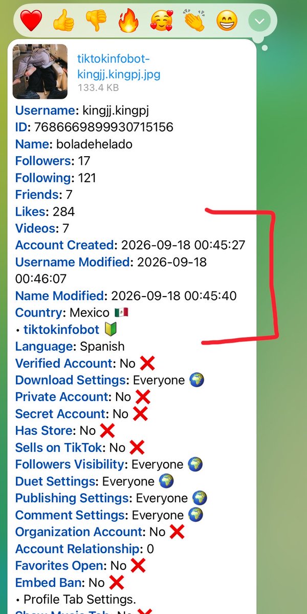 saccrto's tweet photo. 🚨Regarding the account alleged to be run by a "Jikooker" threatening Taehyung,it is a setup account in Mexico not brazil,created six days ago by a "Taekooker," and taekooker followed 
Its purpose is to attack both Jimin and Jungkook and tarnish the reputation of Brazilian ARMY🫤 https://t.co/iwyLa1nIJc