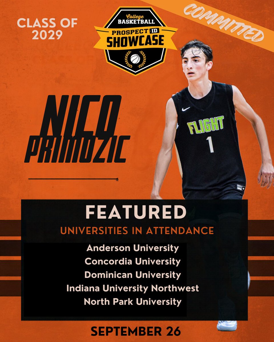 NicoPrimozic's tweet photo. Looking forward to attending the Prospect ID Showcase in Chicago this weekend! 
@CPIDShowcases https://t.co/KO0lb32C4J