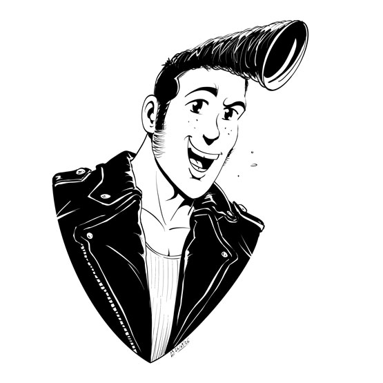 CyriliusBD's tweet photo. Rockabilly Billy!

Comment ne pas penser à Franck Margerin, héhé!?

#illustrate #dessin #rockabilly #perfecto https://t.co/3C9JhNf6gx