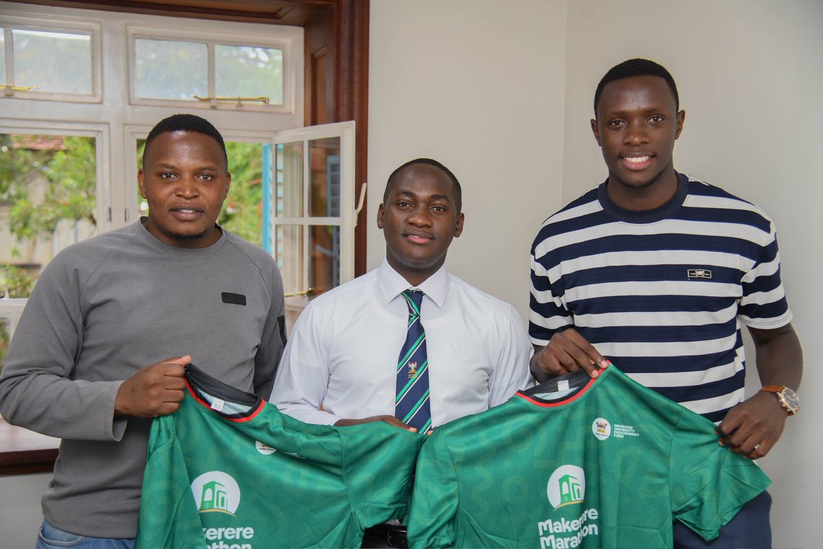lubega_nsamba's tweet photo. I have had the opportunity to hand over MakRun kits to a number of Makerere University alumni and former student leaders, including the 85th Guild President @Katereggakj, 86th Guild President @ivanssempijja2, 89th Guild President & MP Mukono South @MaserukaRobert, 91st Guild President @ssentamu_cj, 88th Guild Vice President @margaretnattabi,88th Prime Minister @Walterjoel256 ,82nd Information Minister & LC5 Chairperson Lwengo District @KizitoAbasi1, 84th Information Minister and LC3 Councillor Muluka 3 @katoInfom, 80th Minister for Campus Affairs & Snr International Officer @MathiasSsemanda, 80th GRC School of Social Sciences @KatumbaSalim, 88th Minister of Security @_mujurizi, @Sabiiti_ , ahead of the 2026 MakRun, slated for this Sunday, 27 September.

It was particularly meaningful to see former student leaders who are now astute national leader like Honcome together once again around a cause that speaks to the wider Makerere community.

This year’s MakRun is running for a purpose beyond the race itself: to support students living with disabilities with assistive equipment that enables them to learn, participate and thrive at the University.

For me, moments like these are a reminder that the relationship between Makerere and its alumni does not end at graduation. It evolves into opportunities to reconnect, contribute, support current students and continue building the institution we once called home.

As someone working within the University’s stakeholder engagement space, it is encouraging to see alumni engagement translate into visible participation and support for the student experience.

We run. We reconnect. We give back.

See you at #2026MakMarathon

@ProfNawangwe @SsaliSarah @BruceKabaasa @Uwihanganye_A @Makerere @MakerereAlumni @MakerereNews @MakEndowmentFnd @KigoziMaggie @Y_Kiranda 

#MakAdvancement
#MakAlumni