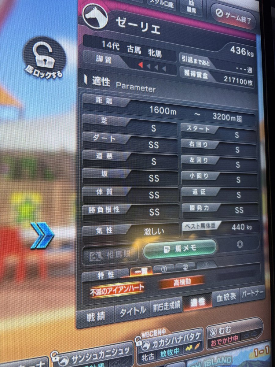 Tomy_game55's tweet photo. 今日は仕事終わりに2時間ほどスタホへ！

ペットおでかけしながらのんびり育成🐴
ペットスタカ揃うまで2軸目の配合ができないので厩舎がまわせないです😅

直ドロ感謝🙇

やる事も少ないので株券で零細漁り果実も40万いったので使えそうな株券の整理です！

今週はマッチングが神✨凱旋門レア https://t.co/gIdn8B22ad