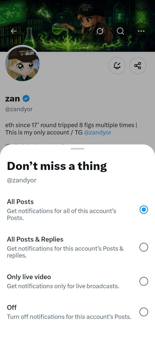 Sayeone1's tweet photo. @zandyor Done✅ https://t.co/X4vcrlqHvz