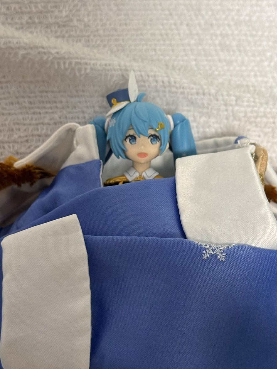 esr320s's tweet photo. 自分の衣装(ドール服)を布団代わりにするホルンちゃん
📯「ふかふかだしお日さまの匂いがする……」
#figmaster https://t.co/XBWAKz3g2T