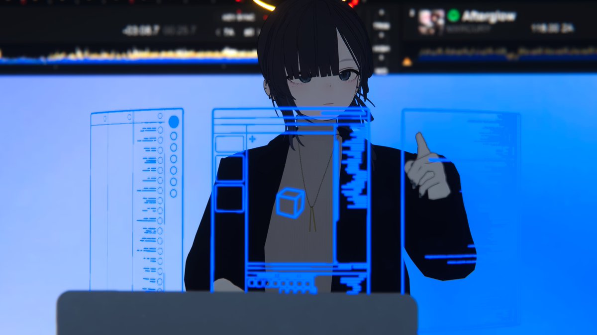 Lemmon__san's tweet photo. 深夜のまったりDJインスタンス
#mochi2_3D https://t.co/7uDMpAoorJ