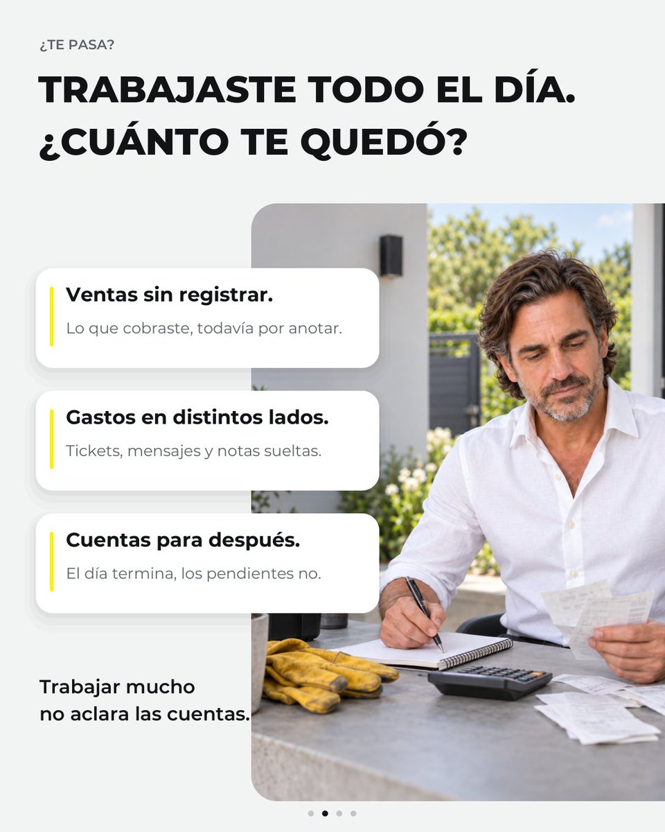 realservicesapp's tweet photo. Registrá tus ingresos y gastos, controlá las comisiones de tu equipo y sabé cuánto te quedó de ganancia. Porque después de trabajar todo el día, merecés esa tranquilidad. 🔧💛
📲 ¡Probala gratis! Disponible en Google Play y App Store.
#RealServices #ServiciosParaElHogar https://t.co/9hfJ1yp7m1