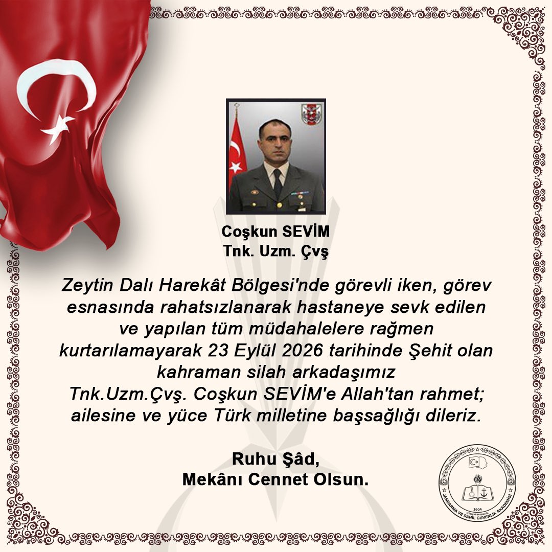 jsgaedutr's tweet photo. Başımız sağ olsun. 🇹🇷 https://t.co/RuA97EzULE