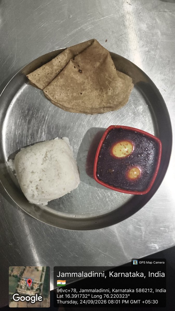 MuddebihalJ's tweet photo. Dinner https://t.co/ag5QUPzQi4