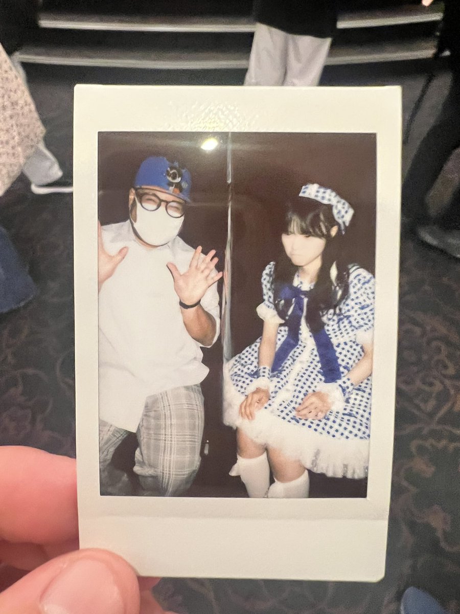 Cz5_U's tweet photo. もあすた初参戦でした！
新規の自分からしたら、新たな門出に立ち会えた事に有難みを感じます。

現地では現金もマスクも忘れ(バカ)たのですが、現地で仲良くしてくれたwithモアの方がマスクとお金貸してくださり念願のまりんちゃんに会えました！本当に感謝😭
また行きます！ #もあすた #遠藤まりん https://t.co/qBogYUDgyQ