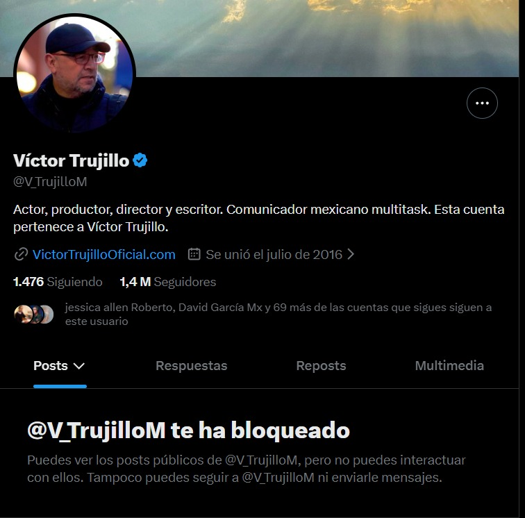 JorgeUriegasm's tweet photo. @Fifidonia2024 @V_TrujilloM Mira, me ha bloqueado... tu comunicador Multitask... https://t.co/jcjzjFVXVg