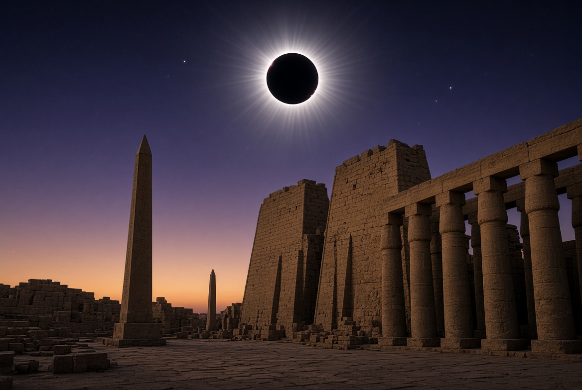 3DPixelPro's tweet photo. @Graham__Hancock You're the fellow to show! @Graham__Hancock August 2nd, 2027 These are in the direct path of the Eclipse of the Century. By @Grok &amp; Artitecturalist https://t.co/VEAVfVlEoe