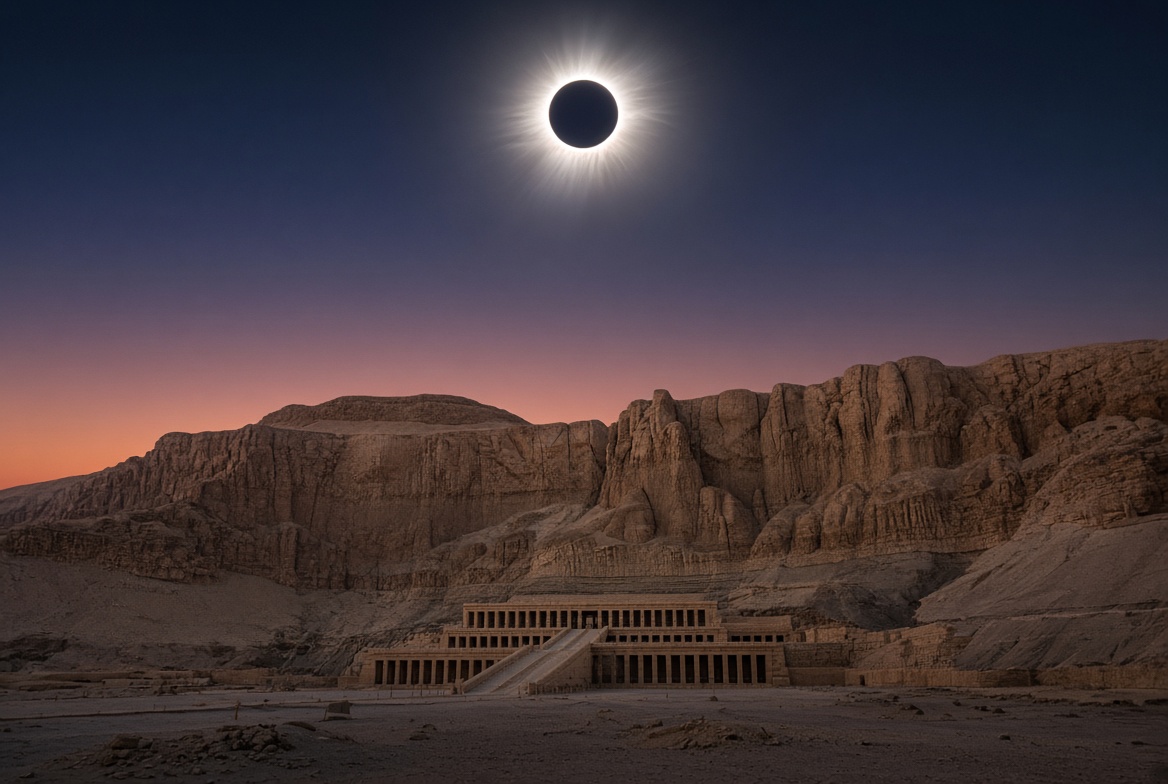 3DPixelPro's tweet photo. @Graham__Hancock You're the fellow to show! @Graham__Hancock August 2nd, 2027 These are in the direct path of the Eclipse of the Century. By @Grok &amp; Artitecturalist https://t.co/VEAVfVlEoe