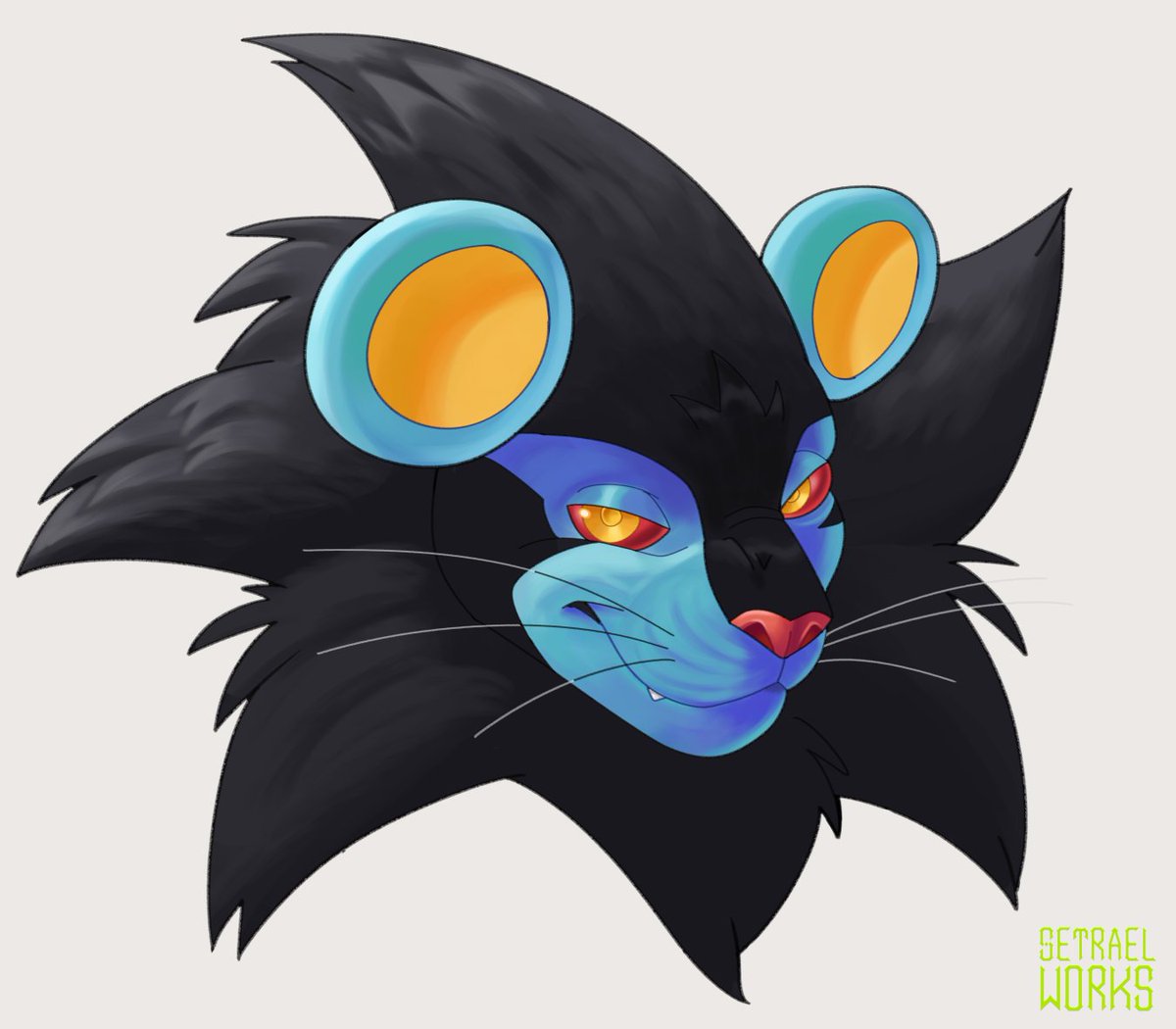 Setrael's tweet photo. Luxray https://t.co/LY64kzSxV9