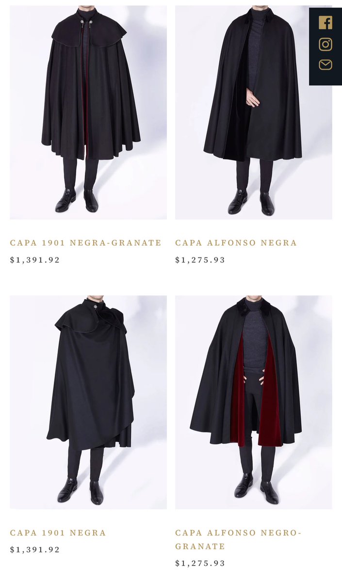 CrankyFed's tweet photo. They say money can't buy happiness, but what it can buy is a Seseña cape https://t.co/lbt5g87lLp