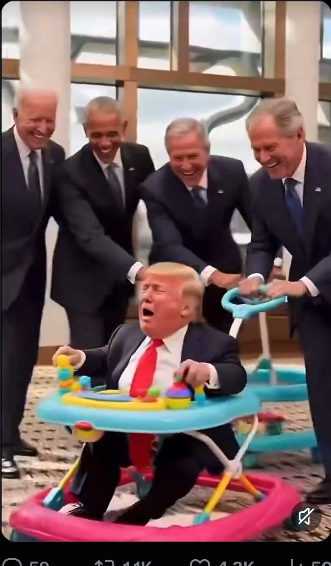 AmandaVesper27's tweet photo. Big whiny baby in the white house having a tantrum.
@realDonaldTrump https://t.co/hLpNDN2WLc