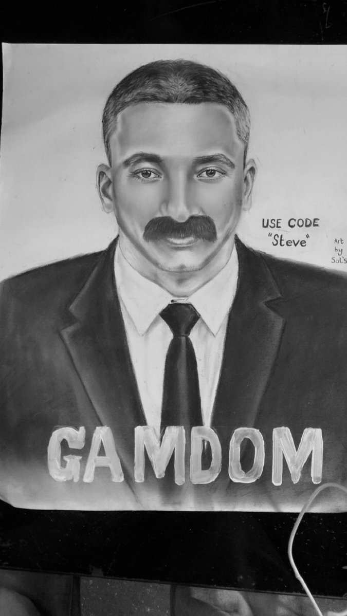 salsfx's tweet photo. Some decided to get more creative on the #Gamdom100k challenge. 
This art took me 2 days to complete it. 
I really hope every effort is worth it. 
I’m not just doing it for the prize I’m doing it so people can get creative when challenges like this are out there. 
Goodluck to myself. 🫡💚

@stevewilldoit 
@kingadukes 
@gamdom_beekay 
@gamdom 
@yungreal69