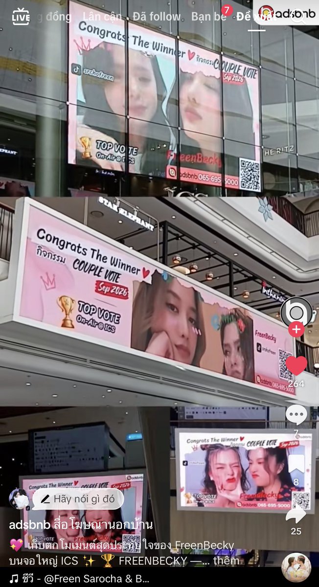 chau_quynh52503's tweet photo. Thank you @adsbnbofficial for promote FreenBecky! Thank you fans for voting!

#ฟรีนเบค 
#srchafreen
#FreenBecky
#beckysangels https://t.co/syJxN70vZ1