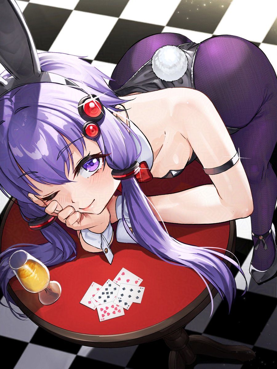 amaminekoko's tweet photo. シルバーバニー週間6日目!バニーゆかりさん🐇
「おねーさんと一勝負していかない？」 https://t.co/DXQSazF1qA