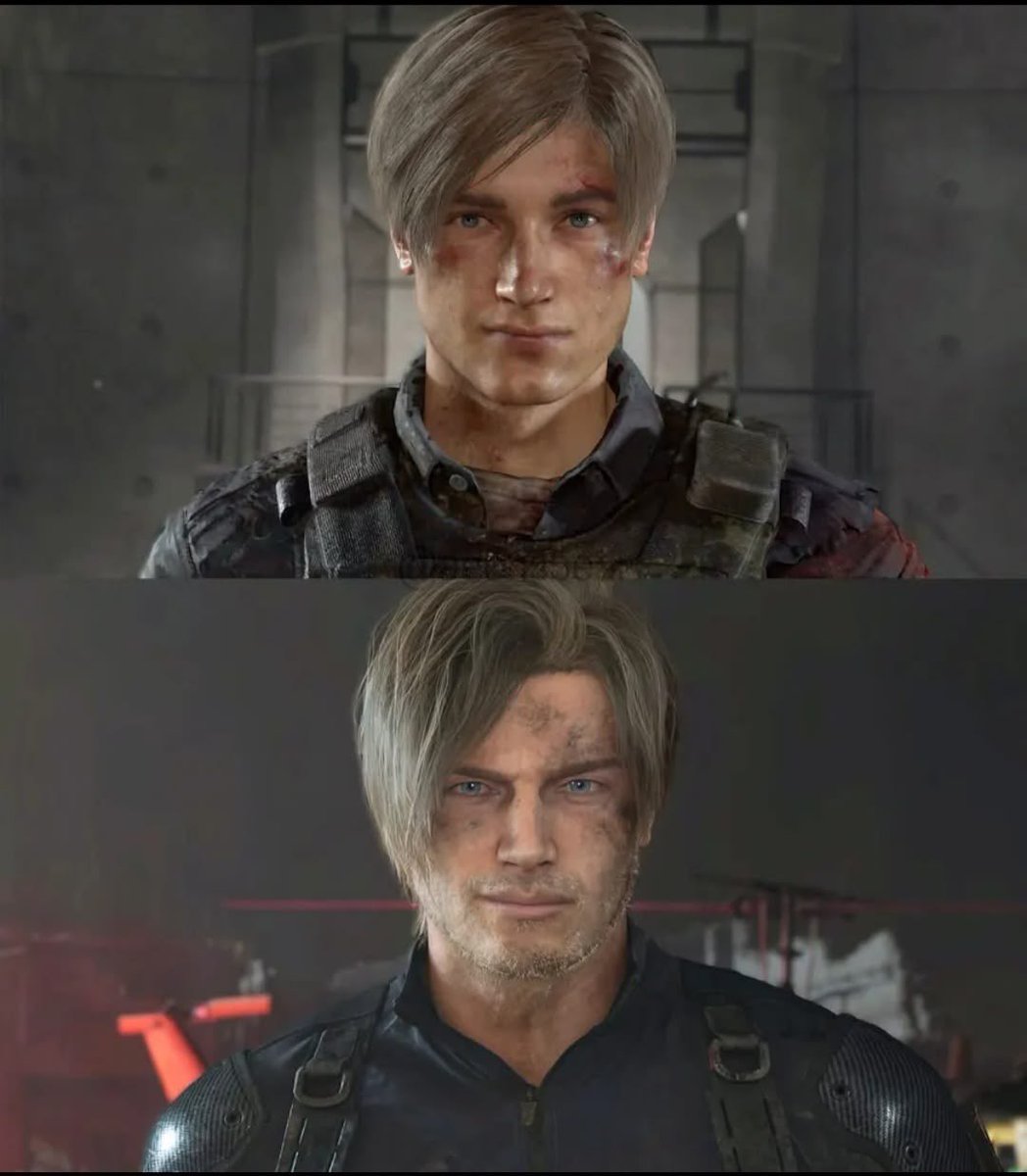 LinaaridjA20417's tweet photo. The same stupid silly smirk 😭😭

#leonre2 #leonre9 https://t.co/TPtzhJc9ZO