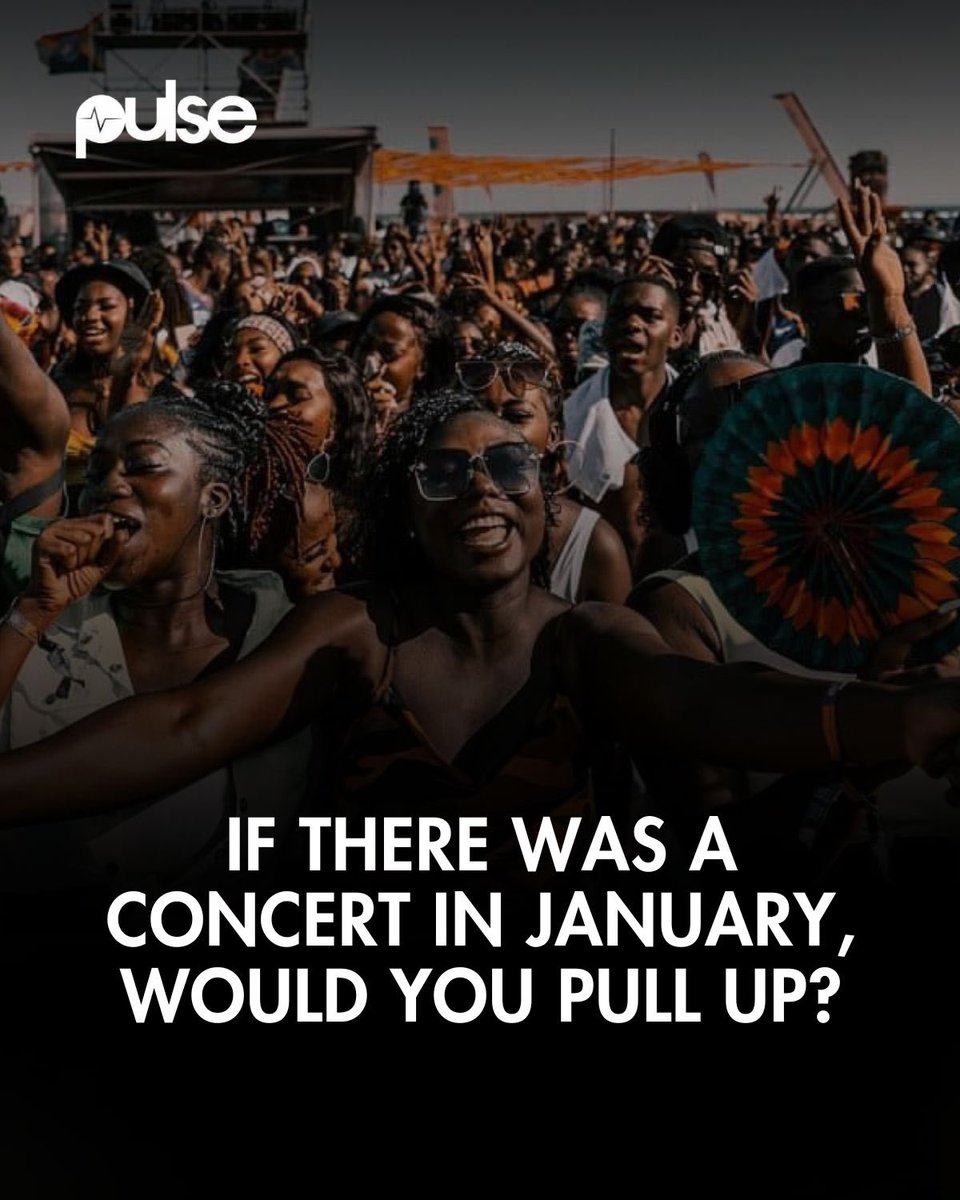 PulseGhana's tweet photo. After the Detty December madness, most people usually take a little break from concerts and nightlife.

But what if there was a concert in January? 👀

Would you pull up?

#PulseWantsToKnow https://t.co/eZTpkmyxMc