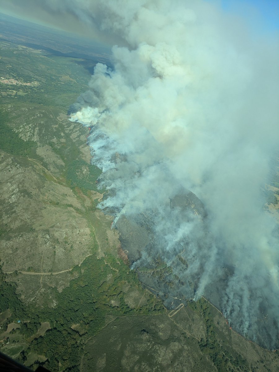 AT_Brif's tweet photo. 16:46📸#IFRandinCalvosDeRandin #Ourense 

@BrifLaza TED activada y sale ya para el incendio en coches y helicóptero para sumarse a labores de extinción. https://t.co/gayAuYFa9P