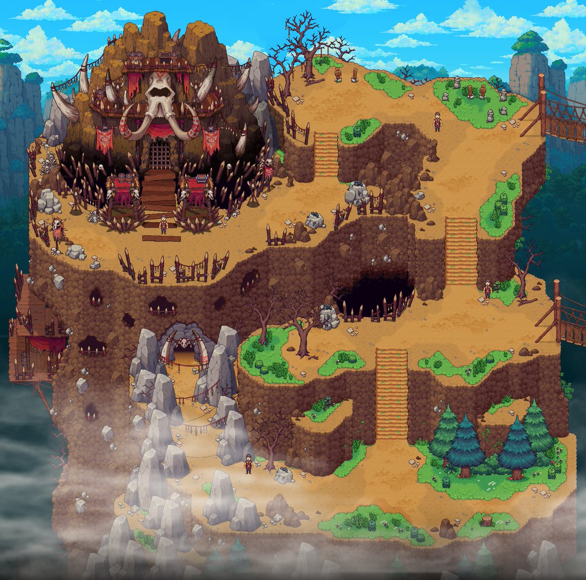 TravRestGame's tweet photo. A promise is a promise! Here's a full look at one of the maps from the next update!

#TravellersRest 🍻 https://t.co/pWxhpSE8SV