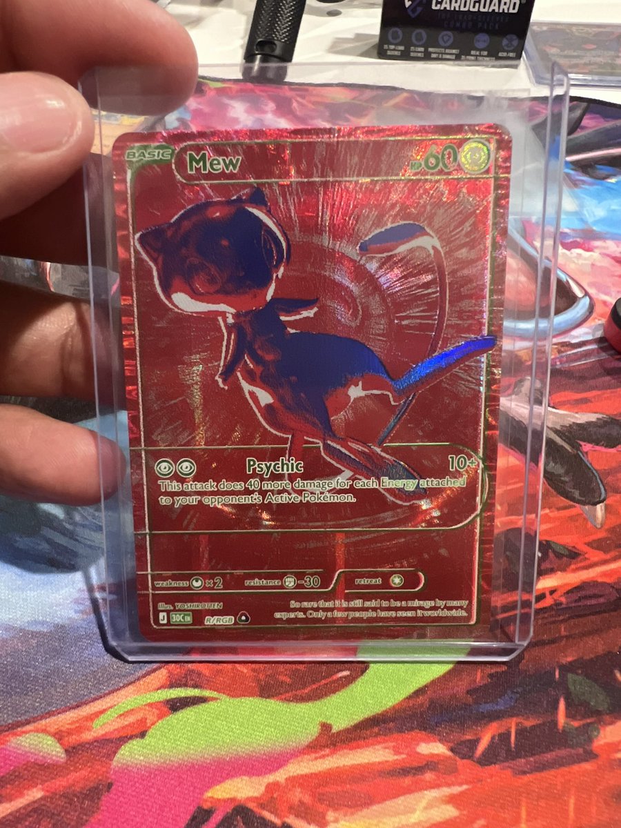 ERC_1014's tweet photo. The feeling my daughter and I had when we pulled this card will be a core memory! #pokemon #30thanniversary #MewRGB
#FamBamRips https://t.co/HbUc9PFUYP
