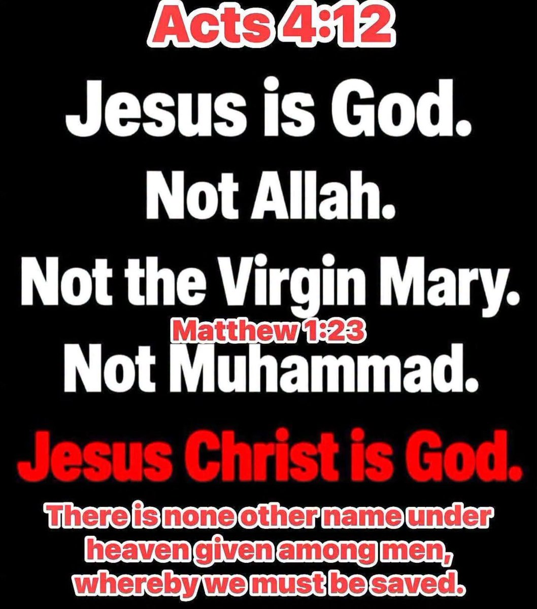 MbBingham's tweet photo. Please read your Bible 📖 daily.
Isaiah 35:8. Daniel 12:3.
John 3:3,5. John 14:6. Acts 1:8. 2:38. 3:19. 4:12. 19:2. Hebrews 3:15.
James 4:14.
Revelation 20:10, 21:8. KJV.
#jesusisgod #jesusiscoming #pastormobing https://t.co/QJdtuB6gcE