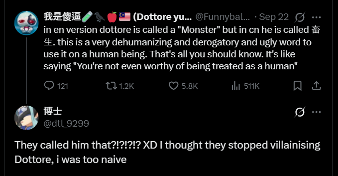 LuvHime7's tweet photo. Genshin twt is so tiring , i should just block them all so that i never see their stupidity on my timeline 🤦‍♀️ https://t.co/3GCJxerDO0