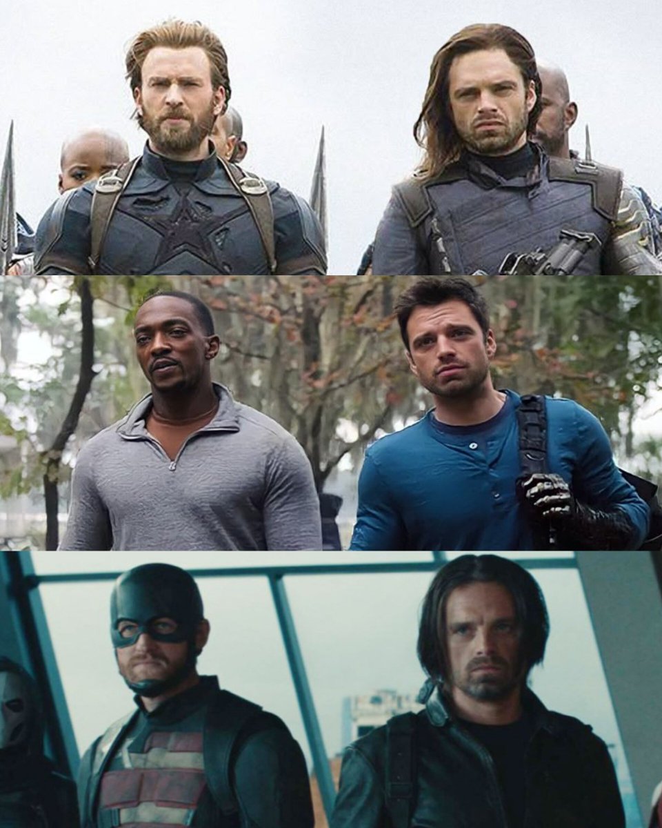 MaxiChronicles's tweet photo. There are 3 Captain Americas, but only 1 Winter Soldier 🥶 https://t.co/t8U916xVs8