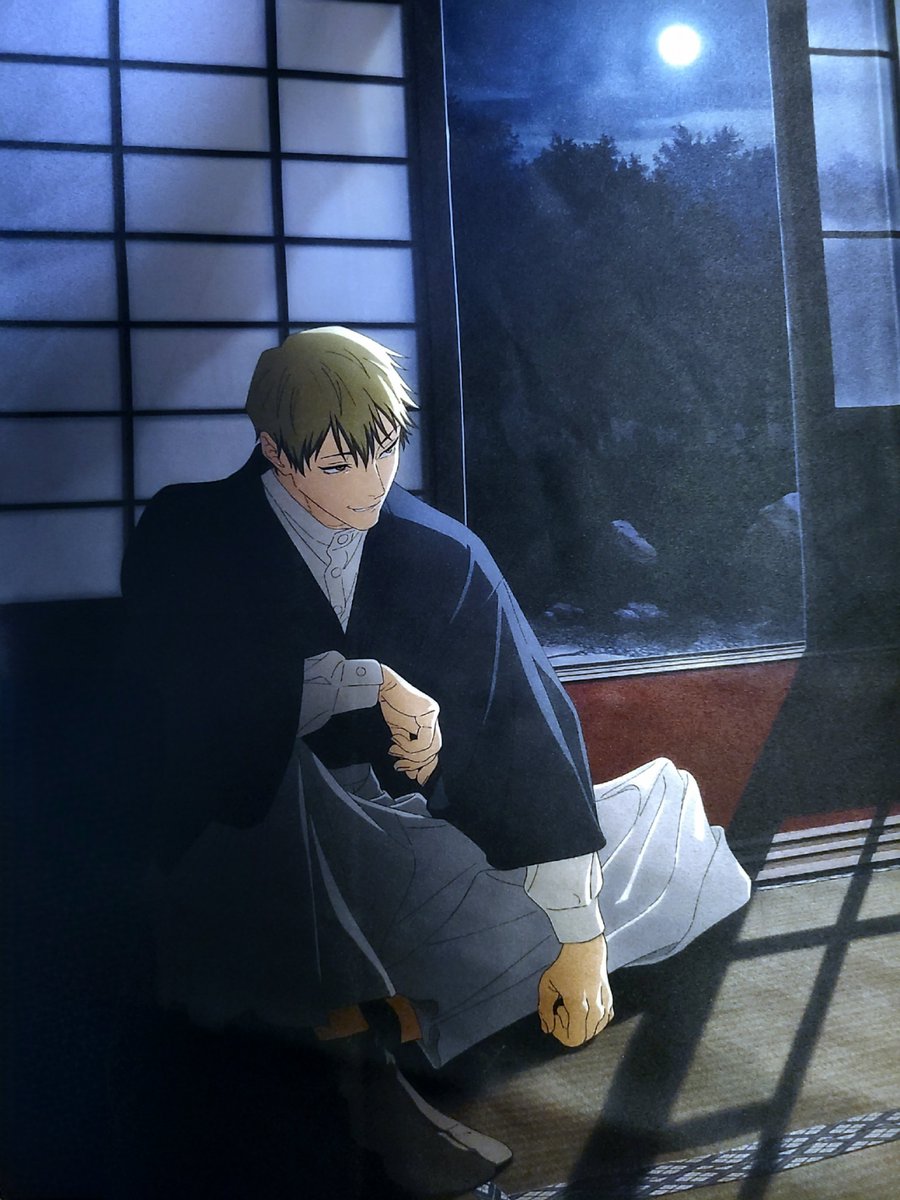 darukute_yabai's tweet photo. 個人的ベストショットのうち1つは
死滅回游前編Amazon限定版の全巻購入特典の直哉くん
これだけでディスクの元とれるくらい素敵なのに入手経路が限られてて展開は布ポスターとステッカーのみという
ステッカーも布ポスターも色調暗め&amp;画素粗めなのでクリアファイルやアクスタがほしい https://t.co/zF7jyIytXJ