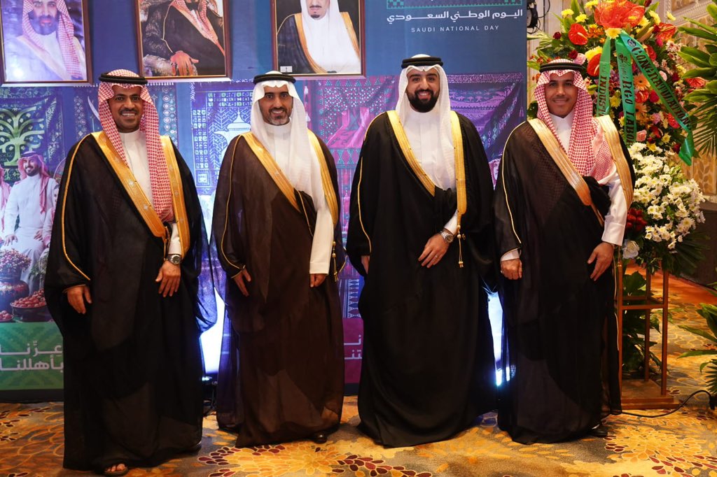 BahrainEmbPH's tweet photo. شارك السيد عبدالله محمد الكربابادي، القائم بأعمال سفارة مملكة البحرين في مانيلا، في الحفل الذي أقامته سفارة المملكة العربية السعودية الشقيقة في مانيلا، بمناسبة اليوم الوطني السعودي الـ96. https://t.co/Mr6VIIteqe