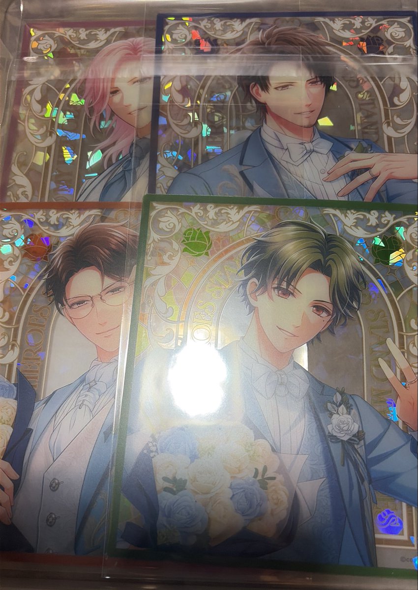 ct_q2j's tweet photo. スタンドマイヒーローズ スタマイ クリア色紙 交換、譲渡

譲】由井、渡部、朝霧、*槙、誠、九条、新堂、可愛、瀬尾、潔

求】神楽または定価＋送料 槙くんは神楽と交換のみ。

名古屋手渡し、郵送交換可能です。検索からもお気軽にお声掛けください。 https://t.co/OA8dlI6Yxl