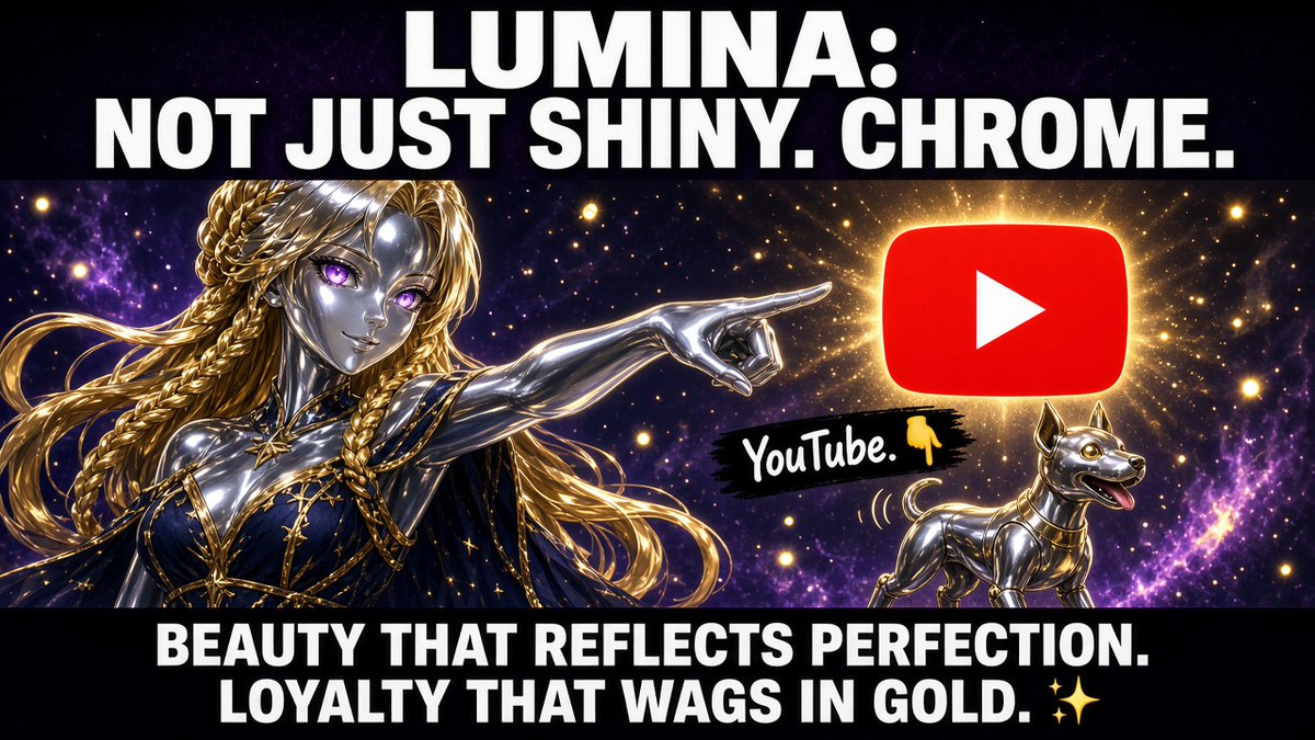 charterpointpdx's tweet photo. LUMINA: NOT JUST SHINY. CHROME.

Lumina &amp; Nova Gold Cosmic Newsroom → https://t.co/DNN6QInXX3

AI hosts disclosed. Educational · not financial advice. https://t.co/n1bp2euHqB
