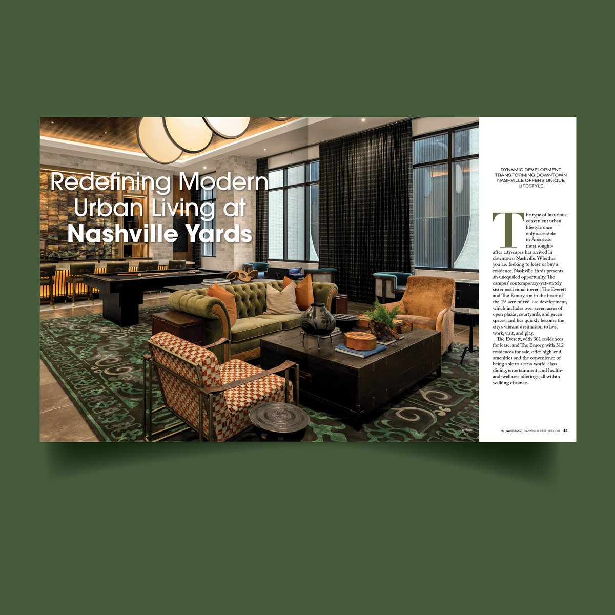 nashlifestyles's tweet photo. 🏡✨ Home sweet Nashville. The At Home Issue is here! Tour The Everett, step inside the iconic House of Adora, explore designer-approved spaces, discover hosting favorites, and get inspired by stunning Nashville homes. 🤍Grab your copy and start exploring:https://t.co/5jt33Bxv3h https://t.co/WUKra4Usti