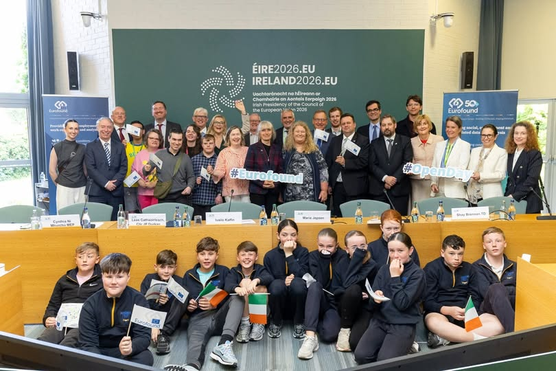 MaltainIreland's tweet photo. 🇮🇪🇪🇺 On June 12th, the Ambassador attended Eurofound's Open Day 2026, which showcased the work carried out by Eurofound in helping to shape better living and working conditions across the European Union. This year's open day celebrated the theme 'Ireland in the European Union'. https://t.co/QGP9EHRpyy