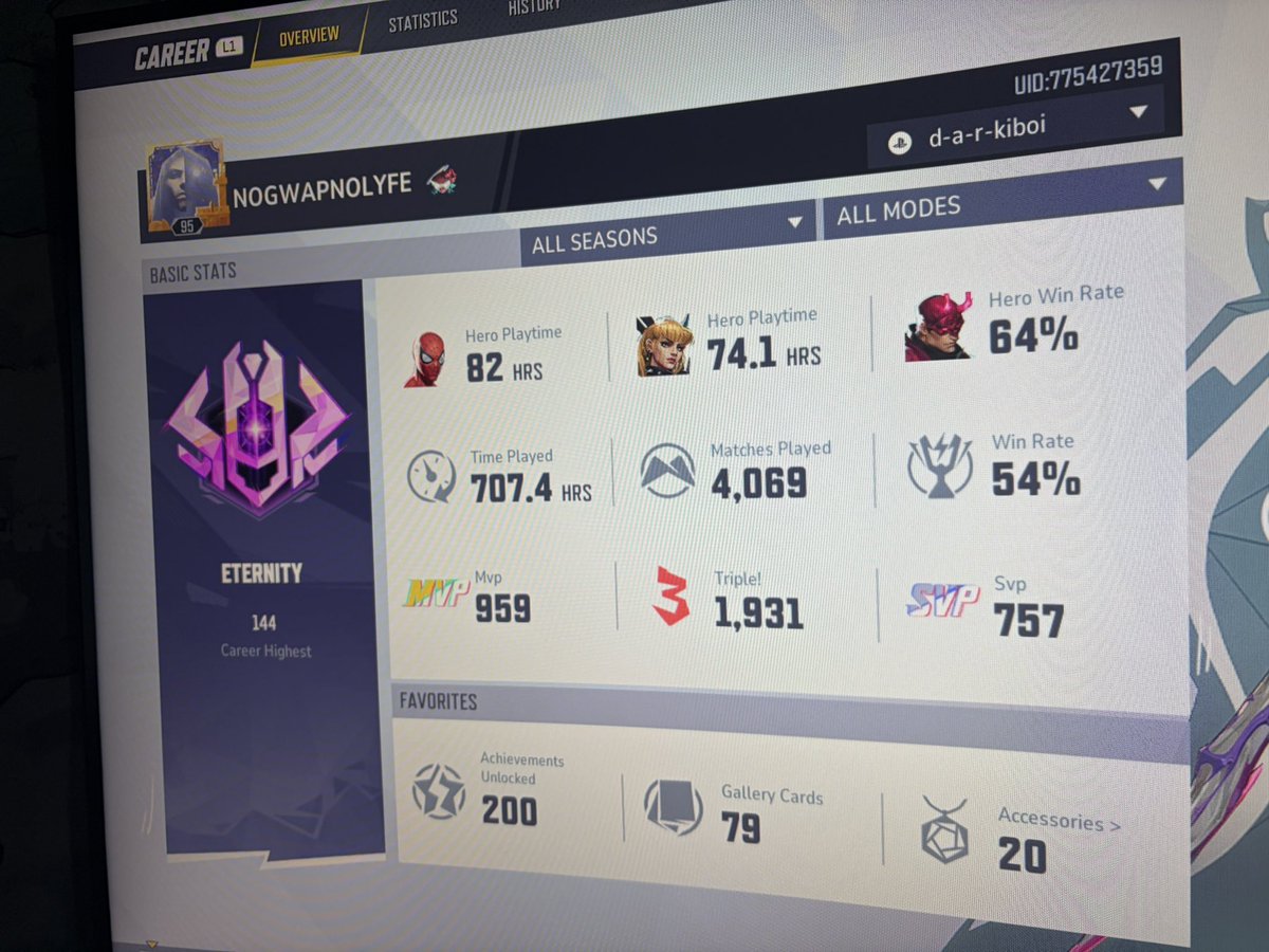 lebronburnr's tweet photo. @FonemsTwin @FallforMy @ASGARDSLAND @UsedAlmondMilk @IGN two accounts celestial one and my main eternity 144 was number 1 dd top ten hela top 5 bp multiple times i dont have to take game serious and ill hit a high rank its not that hard https://t.co/JXZdYwbrXC