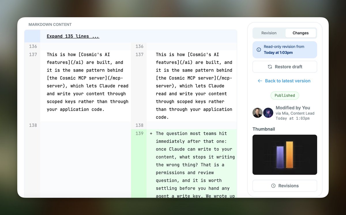 cosmicjs tweet picture