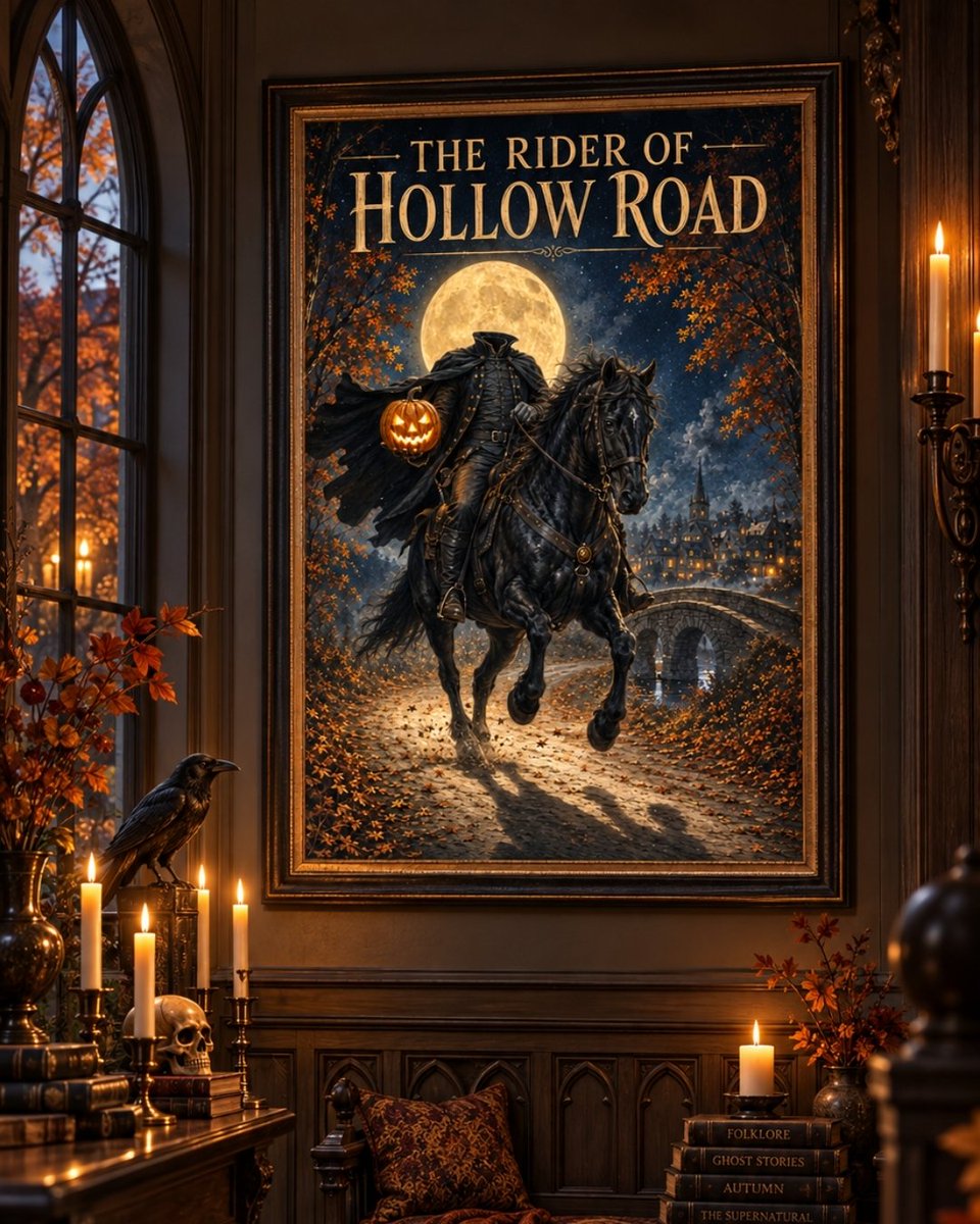 bludisera's tweet photo. Dark roads, potion rooms, haunted motels and ghost ships. 🎃
A new drop of Halloween wall art from BLU DI SERA — gothic, witchy and a little strange.
Shop: https://t.co/sIafqpdna0

#HalloweenArt #GothicDecor #WitchyDecor
@Etsy @etsystatus https://t.co/hbeZmVN0rz