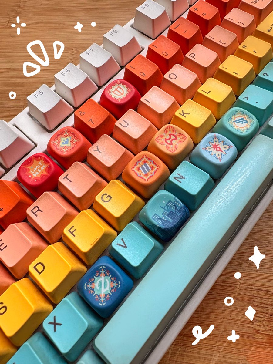 Fenrishion's tweet photo. I made jobclass keycaps!

Coming for MSQSG/MCMUK/online soon! :D https://t.co/PtiuD7nQfR