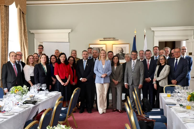 MaltainIreland's tweet photo. 🇮🇪🇪🇺On June 17th, Ambassador Formosa attended a lunch hosted by the Cypriot EU Presidency, with Foreign Minister Helen McEntee as guest speaker. The Irish EU Presidency programme and priorities were discussed. https://t.co/w7oWNq7tCu