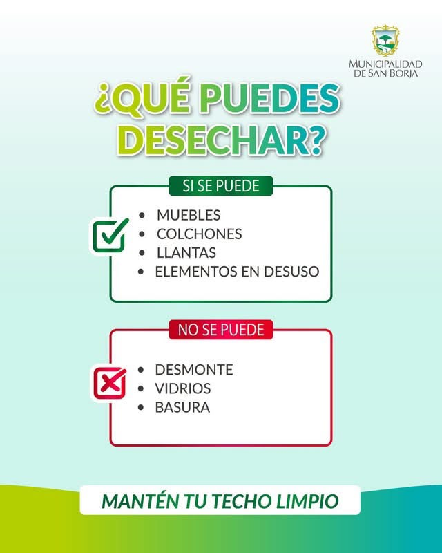 MunideSanBorja's tweet photo. ¡Atención, vecinos del sector 12! 🚚

Este sábado 26 de setiembre, nuestro camión recolector de trastos estará pasando por el subsector A, B y C.

✅ Recuerda que deberás dejarlos fuera de tu casa el día establecido. https://t.co/oYKJqkFYPw