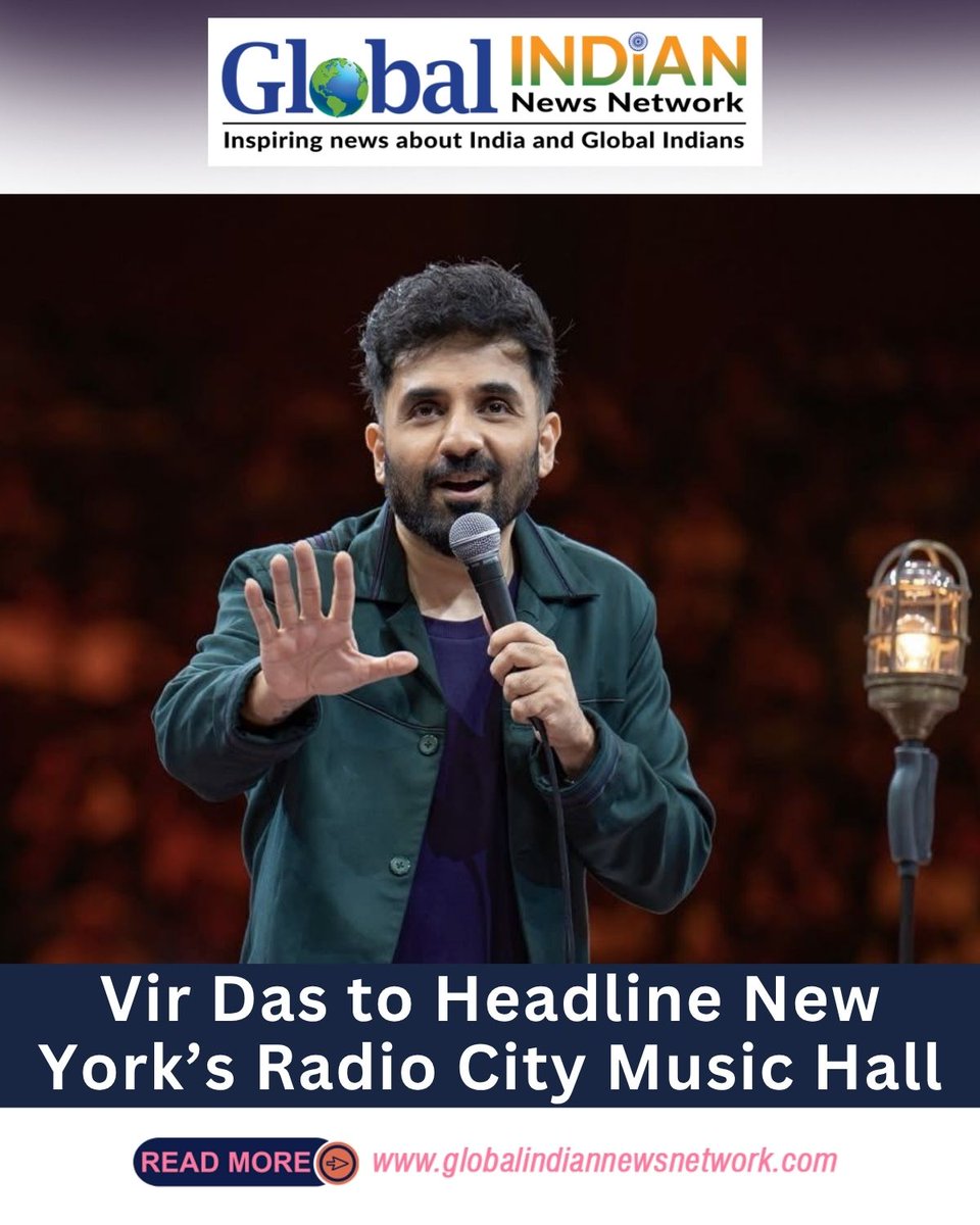 GlobalIndin's tweet photo. Vir Das to Headline New York’s Radio City Music Hall
Vir Das is set to headline New York’s iconic Radio City Music Hall, marking another major milestone for Indian comedy on the global stage.
🔗 https://t.co/wXvRjCILDN
@globalindiannewsnetwork
#VirDas #NewYork #RadioCityMusicHall #IndianComedy #GlobalIndian #GINN