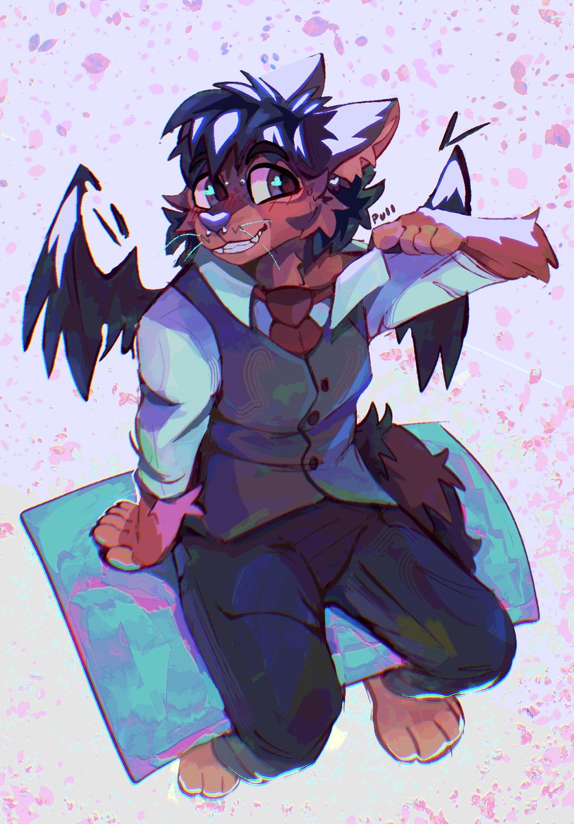 Aliengatorr's tweet photo. One last comm before eye surgery

Experimental for Chero

#commissionㅤ #furryㅤㅤㅤ https://t.co/6BoU4Hw4Nt