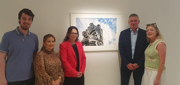 MaltainIreland's tweet photo. In July, Embassy staff were at the launch of 'Vision', an exhibition showcasing contemporary photography from each EU state.  Malta's entry is by Pierre Balzia, titled "A nation forged by visionary martyrs". The exhibition at Farmleigh is open until year's end, and entry is free. https://t.co/0wvvc4XCaw