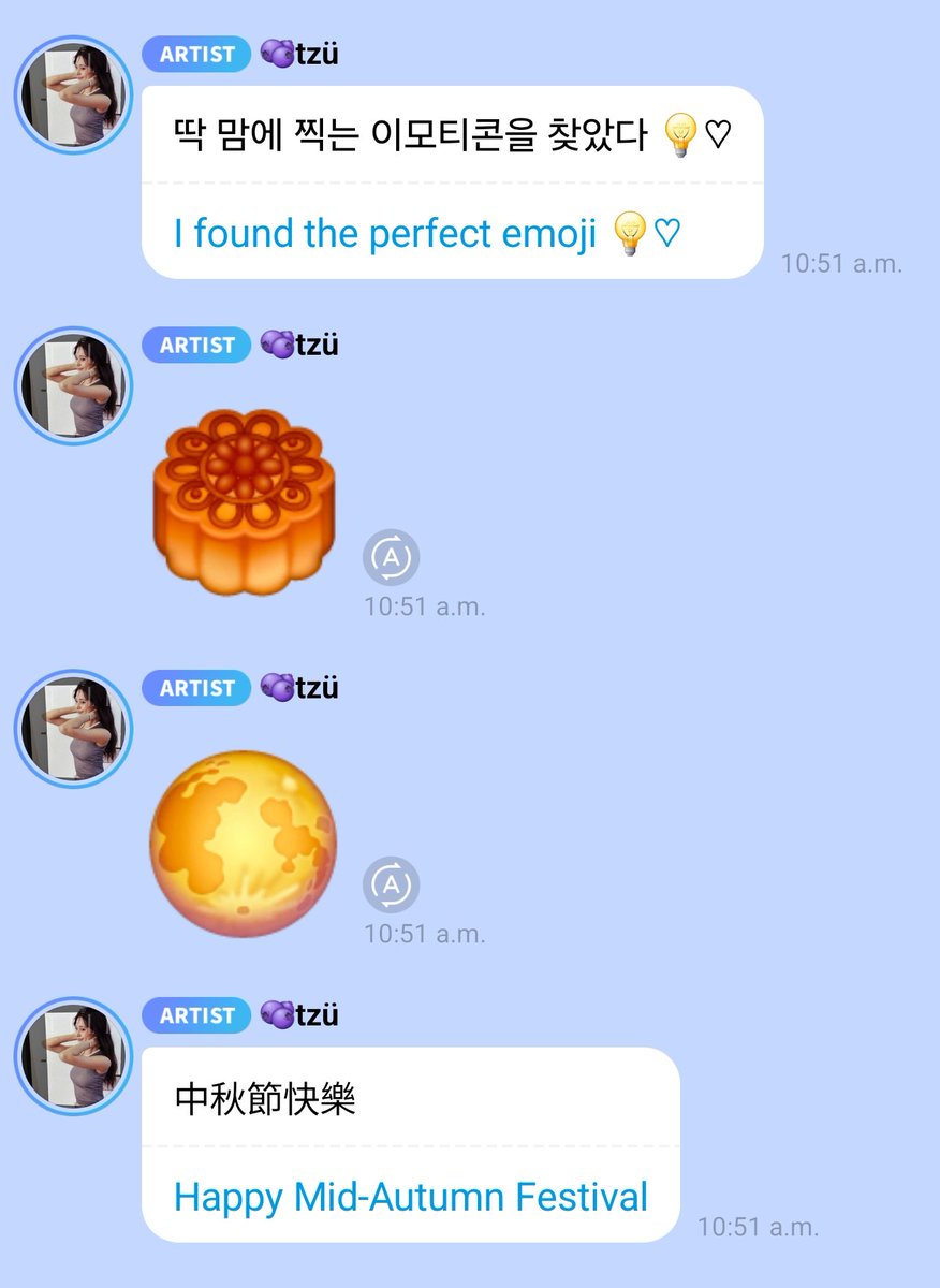 godmitzu's tweet photo. TZUYU wishing everyone a Happy Mid-Autumn Festival and Chuseok! https://t.co/dlg21u3WAx