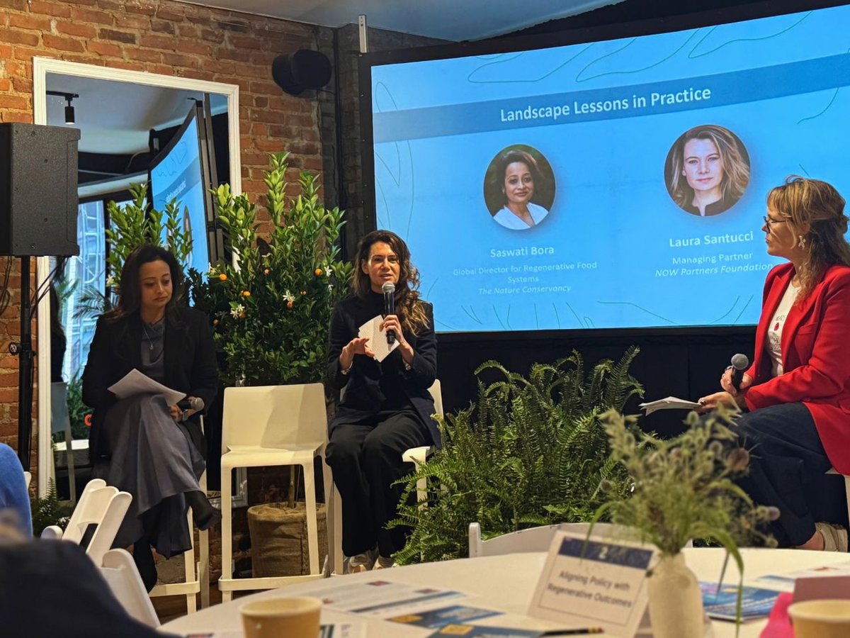 BiovIntCIAT_eng's tweet photo. Today at #ClimateWeekNYC, we explored how landscape approaches can build resilience for people and nature.
Climate, biodiversity, land degradation and food insecurity converge in the same landscapes. Our solutions should too.
👉 https://t.co/2bU7RLf0jm https://t.co/neNokCjmT6