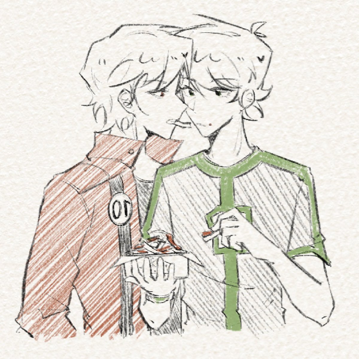 ChiZi2333's tweet photo. 没发过就是新画的✊✊✊
#ben10 #albedoben10 #ben10fanart #albedoxben
诶呦我没招了打tag竟然是最累的环节 https://t.co/fJUNR7U9P4