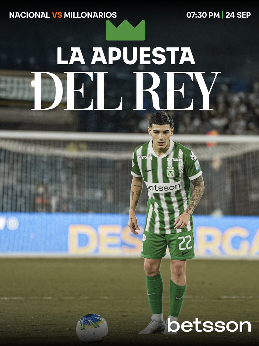 BetssonCo's tweet photo. ¡LLEGA EL CLÁSICO! 🇳🇬🔥 @nacionaloficial

Recordamos una fecha especial hace 16 años en el Atanasio🥹

Además, la cuota mejorada Betsson disponible para esta jornada ¡Gana más de 3 veces lo apostado!🔥

✅ Bono Bienvenida: https://t.co/tF4eYARnj1 https://t.co/Iy15o9KmGY